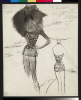 Cashin's illustrations of knit beachwear designed for Guttman Brothers. f03-01