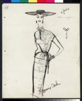 Cashin's illustrations of knit ensembles designed for Guttman Brothers. f04-08
