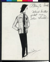 Cashin's illustrations of knit ensembles designed for Guttman Brothers. f06-04