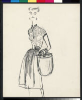 Cashin's illustrations of knit ensembles designed for Guttman Brothers. f08-01