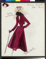 Cashin's illustrations of costume designs for theatrical productions and events. f02-05