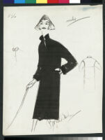 Cashin's illustrations of leather ready-to-wear designs for Sills and Co. f03-07