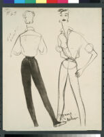 Cashin's illustrations of leather ready-to-wear designs for Sills and Co. f03-08