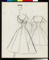 Cashin's rough sketches of ready-to-wear designs for Sills and Co. b072_f05-04
