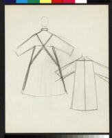 Cashin's rough sketches of ready-to-wear designs for Sills and Co. b072_f05-07
