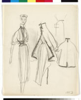 Cashin's rough sketches of ready-to-wear designs for Sills and Co. b072_f05-11