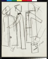Cashin's rough sketches of ready-to-wear designs for Sills and Co. b072_f05-12
