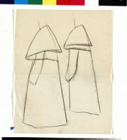 Cashin's rough sketches of ready-to-wear designs for Sills and Co. b072_f05-14