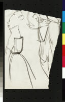 Cashin's rough sketches of ready-to-wear designs for Sills and Co. b072_f05-15