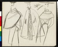 Cashin's rough sketches of ready-to-wear designs for Sills and Co. b072_f05-20