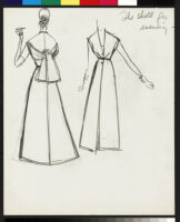 Cashin's rough sketches of ready-to-wear designs for Sills and Co. b072_f05-25