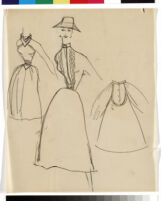 Cashin's rough illustrations of ready-to-wear designs for Sills and Co. b072_f06-06