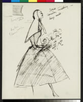 Cashin's illustrations of evening wear designs for Sills and Co. f09-03
