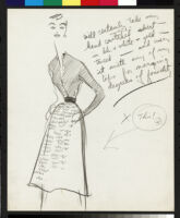 Cashin's illustrations of evening wear designs for Sills and Co. f09-09