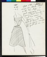 Cashin's illustrations of evening wear designs for Sills and Co. f09-08