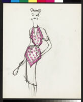 Cashin's illustrations of hand-painted leather separates designed for Sills and Co. f10-10