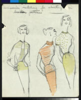 Cashin's essay and illustrations of designs featuring Forstmann wool. f03-02