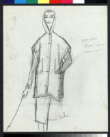 Cashin's illustrations of poncho designs for Sills and Co. f06-12