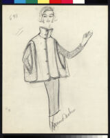 Cashin's illustrations of Eastern-inspired outerwear for Sills and Co. f07-12