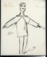 Cashin's illustrations of ready-to-wear designs for Sills and Co. b076_f09-09