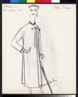 Cashin's illustrations of coat designs for Lou Ritchie. f03-04