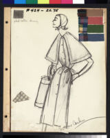 Cashin's illustrations of coat designs for March and Mendl, a division of Harris Raincoat Co. f05-08