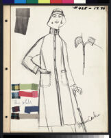 Cashin's illustrations of coat designs for March and Mendl, a division of Harris Raincoat Co. f05-11