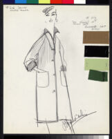 Cashin's illustrations of coat designs for March and Mendl, a division of Harris Raincoat Co. f05-19