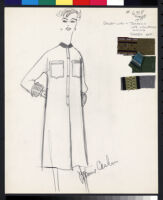 Cashin's illustrations of coat designs for March and Mendl, a division of Harris Raincoat Co. f06-27