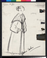 Cashin's illustrations of coat designs for March and Mendl, a division of Harris Raincoat Co. f06-08