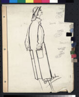Cashin's illustrations of coat designs for March and Mendl, a division of Harris Raincoat Co. f06-16