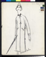 Cashin's illustrations of coat designs for March and Mendl, a division of Harris Raincoat Co. f06-20