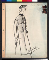Cashin's illustrations of coat designs for March and Mendl, a division of Harris Raincoat Co. f06-24
