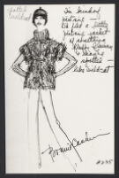 Cashin's illustrations of fur coat designs for H.B.A. Fur Corp.  f05-11