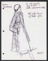 Cashin's illustrations of fur coat designs for H.B.A. Fur Corp.  f05-23