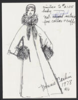 Cashin's illustrations of fur coat designs for R.R.G.  f02-23