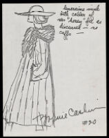 Cashin's illustrations of fur coat designs for R.R.G.  f02-27