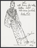 Cashin's illustrations of fur coat designs for R.R.G.  f02-37