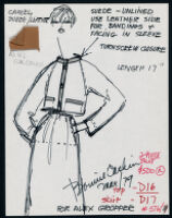 Cashin's illustrations of ready-to-wear designs for Alex Gropper. f03-17
