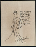 Cashin's illustrations of ready-to-wear designs for Alex Gropper.