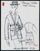 Cashin's illustrations of ready-to-wear designs for Alex Gropper, Spring 1980 collection. f06-04