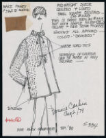 Cashin's illustrations of ready-to-wear designs for Alex Gropper, with swatches (reduced copies). f10-06
