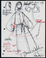 Cashin's illustrations of ready-to-wear designs for Russell Taylor, Fall 1978 collection. f03-08
