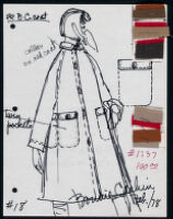 Cashin's illustrations of ready-to-wear designs for Russell Taylor, Fall 1978 collection. f03-14