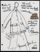 Cashin's illustrations of ready-to-wear designs for Russell Taylor, Fall 1978 collection. f04-36