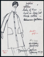 Cashin's illustrations of ready-to-wear designs for Russell Taylor, Spring 1979 collection. f06-01