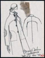 Cashin's illustrations of ready-to-wear designs for Russell Taylor, Fall 1979 collection. f01-05