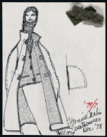 Cashin's illustrations of ready-to-wear designs for Russell Taylor, Fall 1979 collection. f01-09