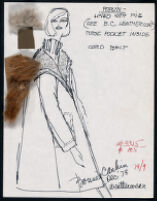 Cashin's illustrations of ready-to-wear designs for Russell Taylor, Fall 1979 collection. f01-11