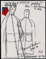 Cashin's illustrations of ready-to-wear designs for Russell Taylor, Spring 1980 collection. b046_f06-21